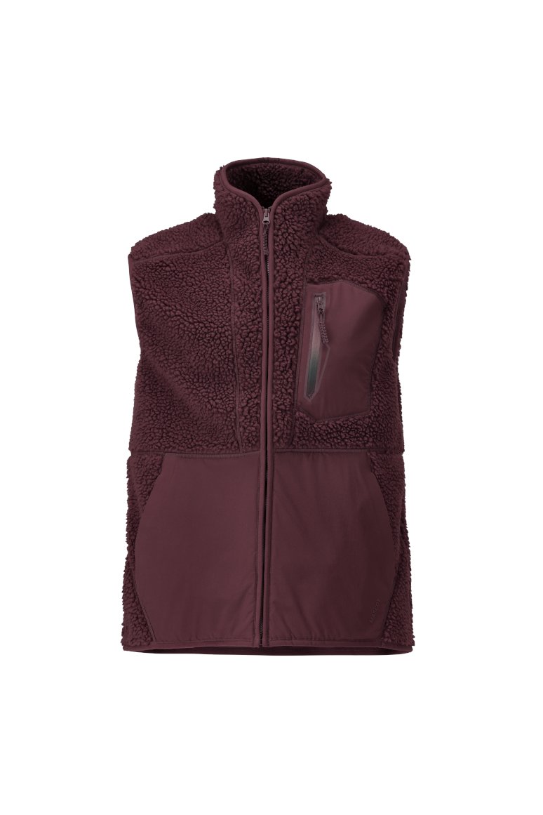 MASCOT CUSTOMIZED Faserpelz Weste mit Reißverschluss