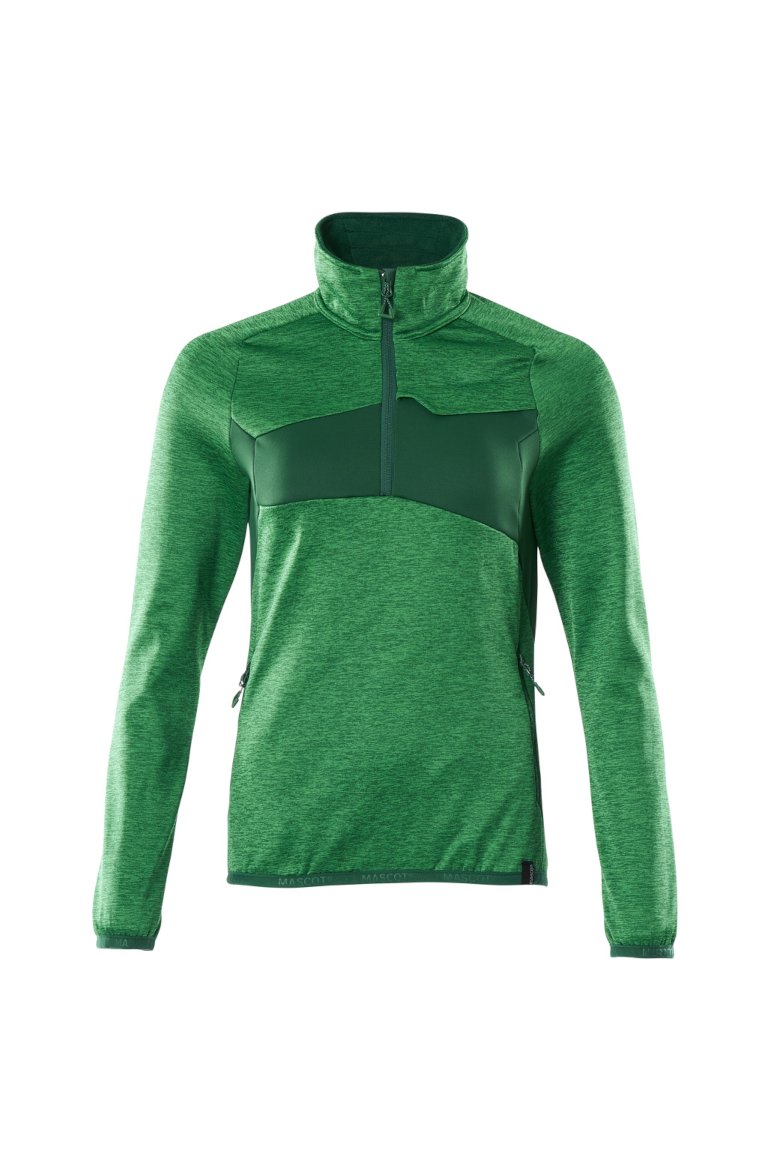 MASCOT ACCELERATE Fleecepullover mit kurzem Reißverschluss Damen