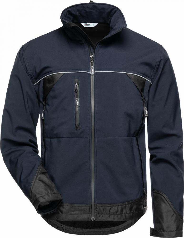 *GAMMA* SOFTSHELL JACKE marine/schwarz