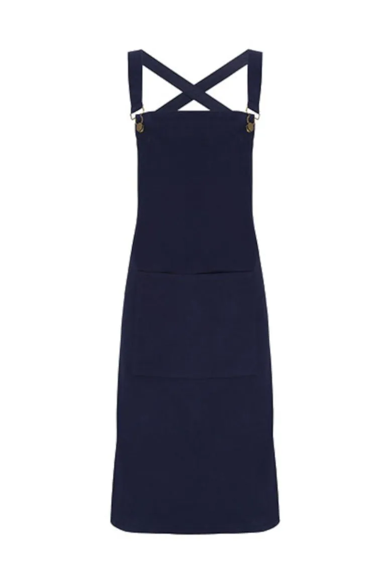 Premier Barista-Latzschürze mit gekreuztem Rücken