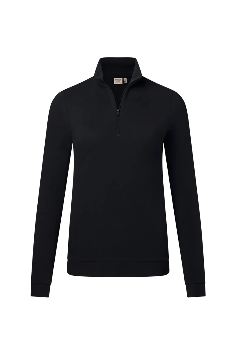 HAKRO Zip-Longsleeve Damen PIQUÉ MIKRALINAR® ECO