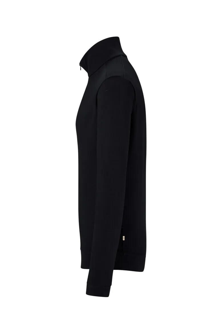 HAKRO Zip-Longsleeve Unisex PIQUÉ MIKRALINAR® ECO