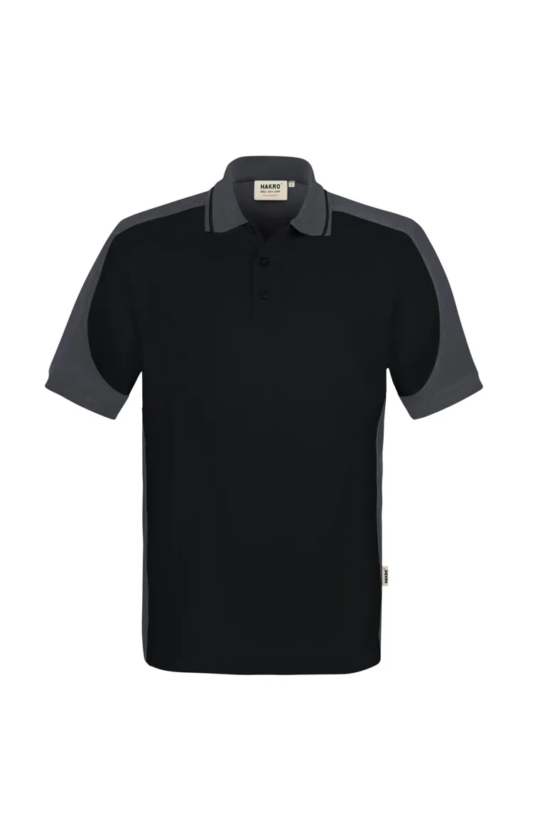 HAKRO Poloshirt Contrast Unisex MIKRALINAR® ECO